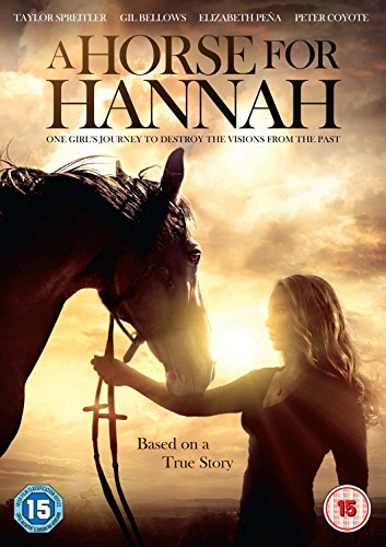 DVD cover for "A Horse For Hannah" featuring a girl and a horse.