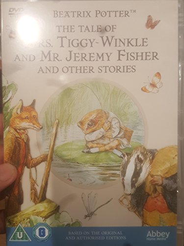 DVD cover featuring Beatrix Potter's stories, with illustrations of anthropomorphic animals.
