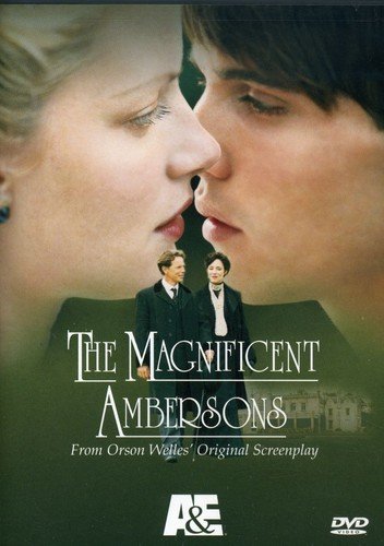 DVD cover for “The Magnificent Ambersons” featuring a couple and family.