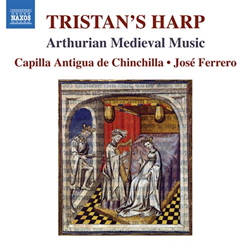 CD cover depicting a medieval illuminated manuscript scene with musicians.