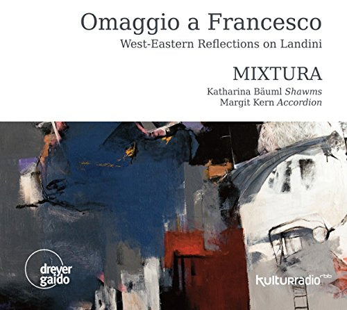 CD cover: abstract painting with text "Omaggio a Francesco" and "MIXTURA".