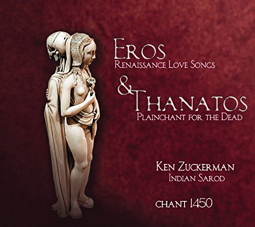 CD cover art featuring a statue of Eros and Thanatos against a red background.
