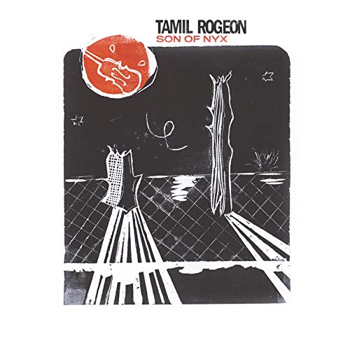 Album cover for Tamil Rogeon's "Son Of Nyx" with abstract art.