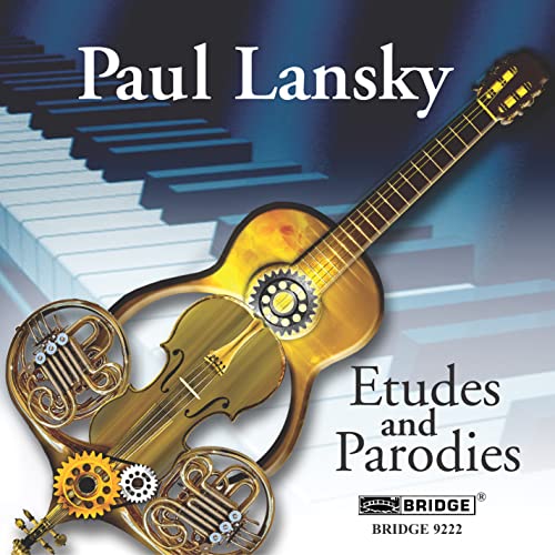 CD cover featuring a guitar, violin, and brass instruments with gears.