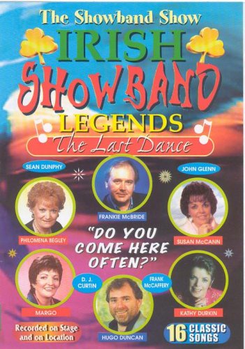DVD cover featuring portraits of Irish showband performers and shamrocks.