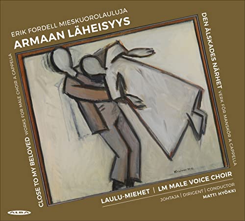 CD cover with abstract painting of two figures in embrace.