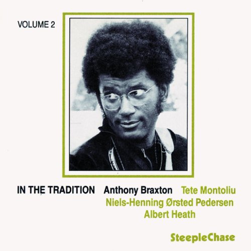 CD cover featuring Anthony Braxton in a portrait with text details.