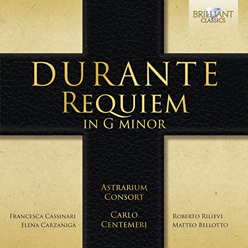 CD cover for āDURANTE: Requiem in G Minorā by Astrarium Consort.