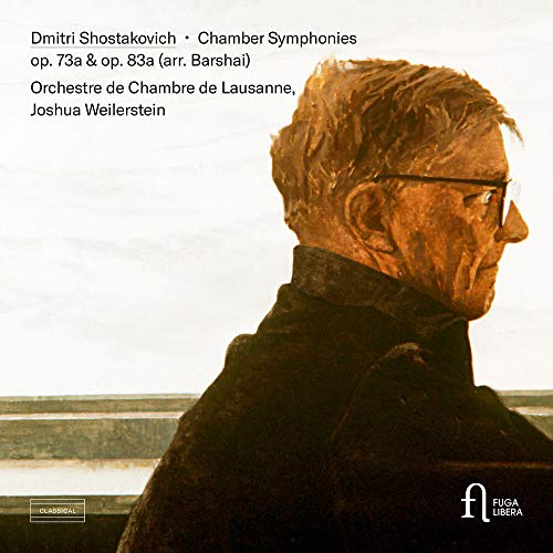 CD cover featuring a portrait of composer Dmitri Shostakovich in profile.