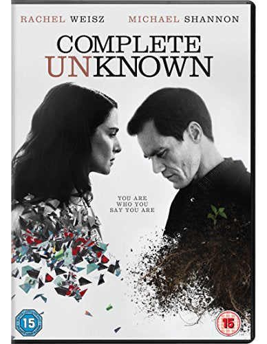 DVD cover of "Completely Unknown" featuring a man and woman facing each other.