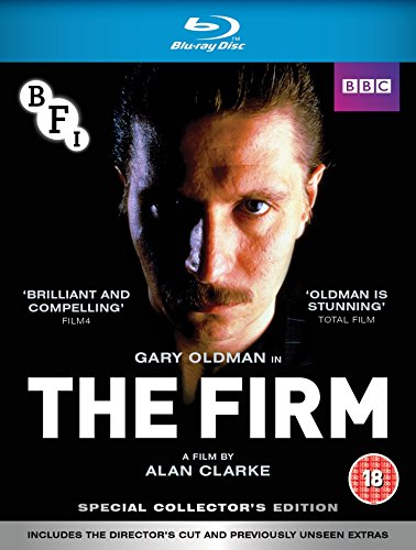 Blu-ray cover for "The Firm" featuring Gary Oldman’s portrait.