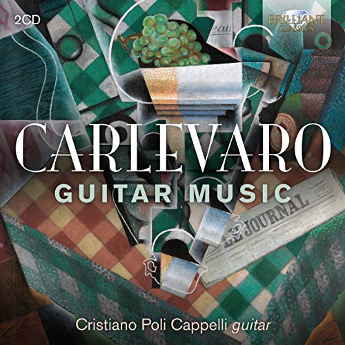 CD cover for Carlevaro guitar music, featuring a still life painting.