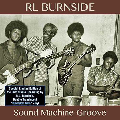 R.L. Burnside album cover featuring four Black musicians with guitars and drums.