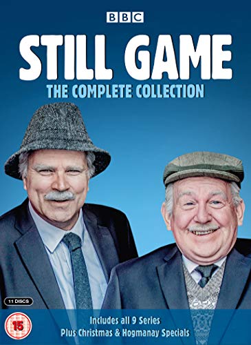 Still Game Complete Collection DVD cover featuring two older men in suits and hats.