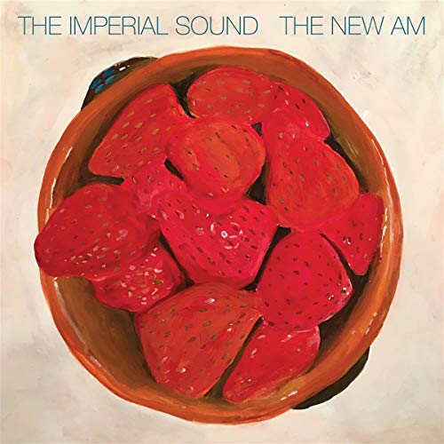 Vinyl record cover with a painting of strawberries in a bowl.