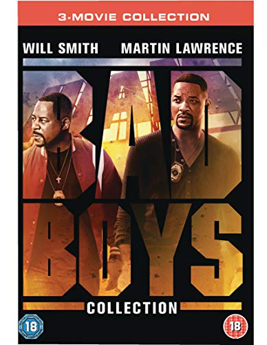 DVD cover for Bad Boys 3-movie collection featuring Will Smith and Martin Lawrence.