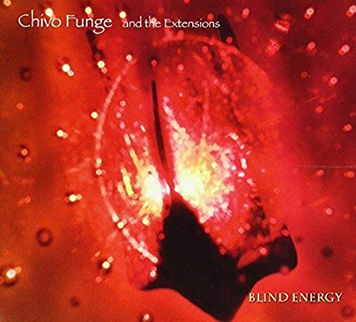 "Album cover with red background, silhouette of a hand, and 'Chivo Funge and the Extensions'."