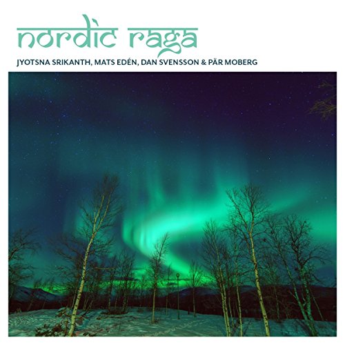 The image shows a CD cover with a night sky and green aurora borealis.