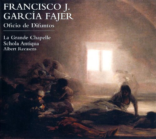"CD cover featuring a dimly lit painting of mourners around a deceased person."