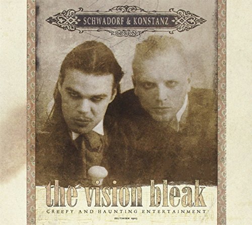 Sepia-toned CD cover featuring two pale men with intense stares.
