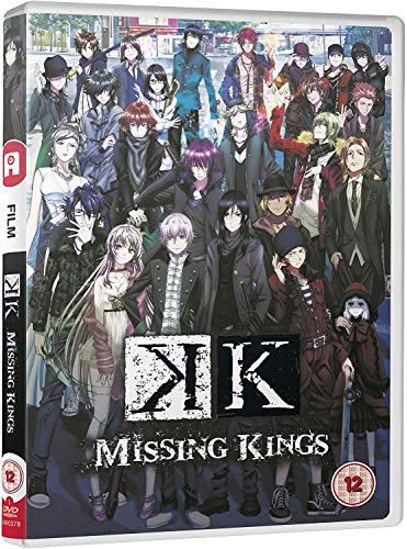 DVD cover for anime “K - Missing Kings” featuring many characters.