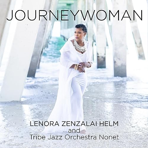 CD cover featuring Lenora Zenzalai Helm in white clothing under pillars.