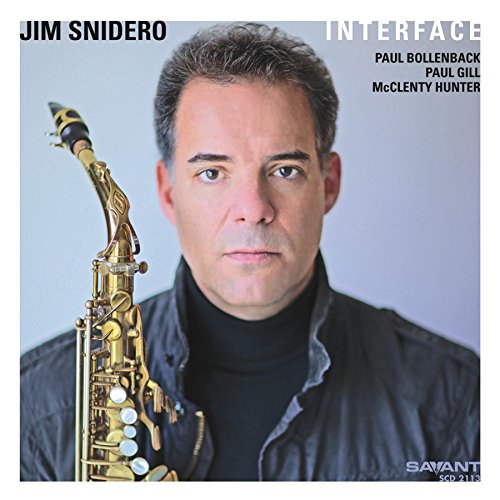 "CD cover featuring a man holding a saxophone, with text and logo."