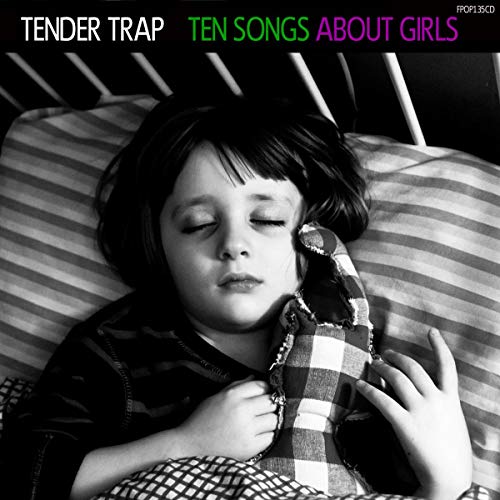 Black and white album cover featuring a sleeping young girl with a doll.