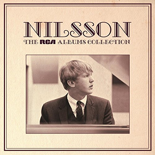 "Album cover with sepia-toned photo of Harry Nilsson in a suit."