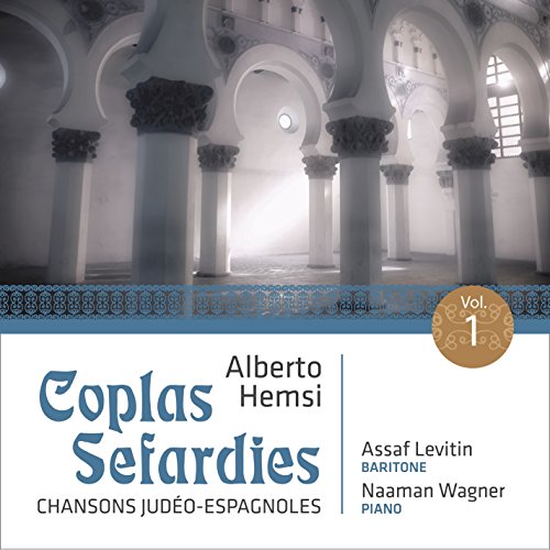 CD cover: architectural columns, text “Coplas Sefardies” and artist names.