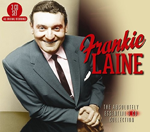 CD cover featuring Frankie Laine in a suit, smiling, with red title text.