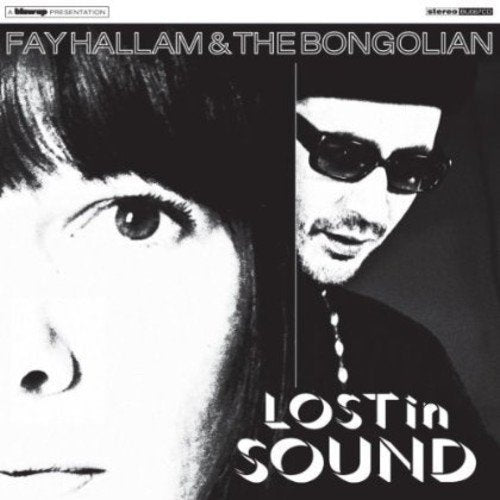 Black and white CD cover featuring Fay Hallam & The Bongolian.