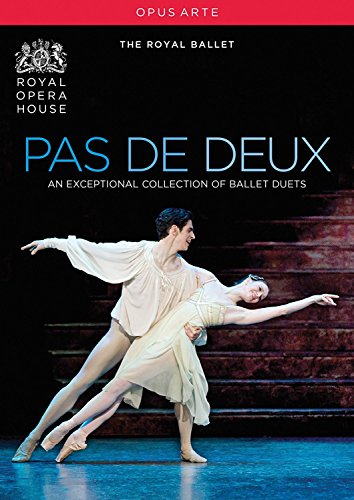 DVD cover featuring male and female ballet dancers in white performing a dance pose together.
