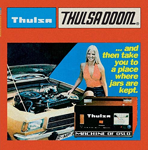 CD cover for Thulsa Doom featuring a woman and a car engine.