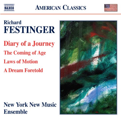 "Album cover with abstract green and red painting, text listing song titles and artist."