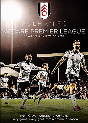 Fulham FC season review 2017/18 DVD cover with celebrating players.