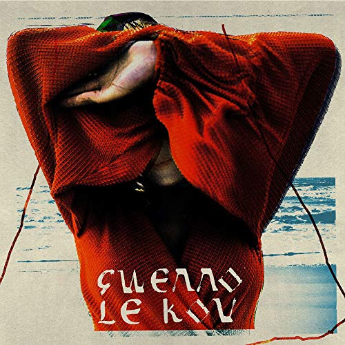 CD cover for Gwenno’s “Le Kov” featuring a person in red fabric.