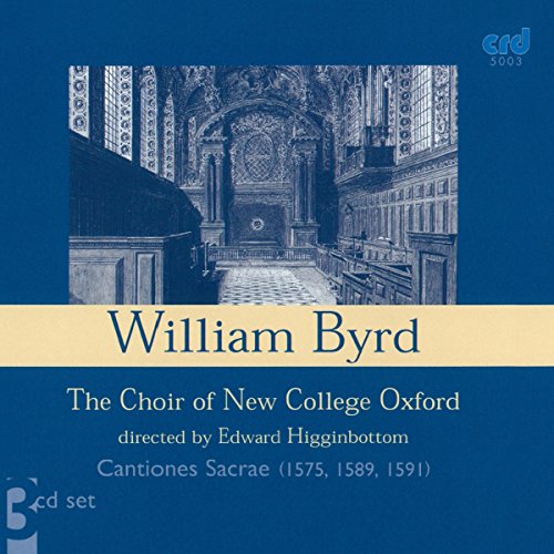 CD cover for William Byrd’s “Cantiones Sacrae” by New College Oxford choir.
