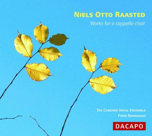 CD cover: blue sky, falling yellow leaves, text “Niels Otto Raasted.”