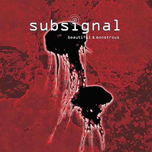 CD cover with red textured background, black abstract shapes, and white text.