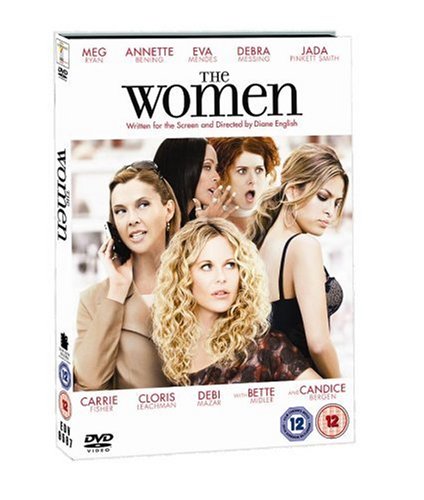 DVD cover for "The Women" featuring five actresses and a city skyline.