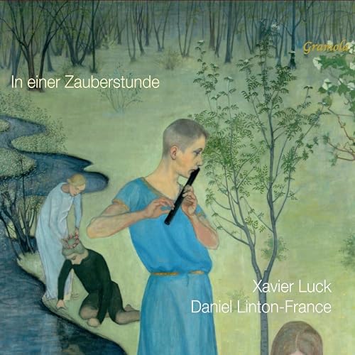 CD cover: painting of figures in a dreamy, wooded landscape.