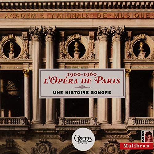 CD cover of the Paris Opera, 1900-1960, featuring its facade.