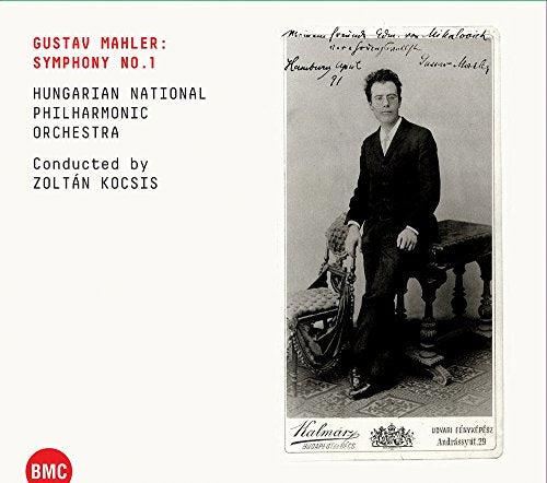 CD cover featuring a vintage portrait of composer Gustav Mahler.