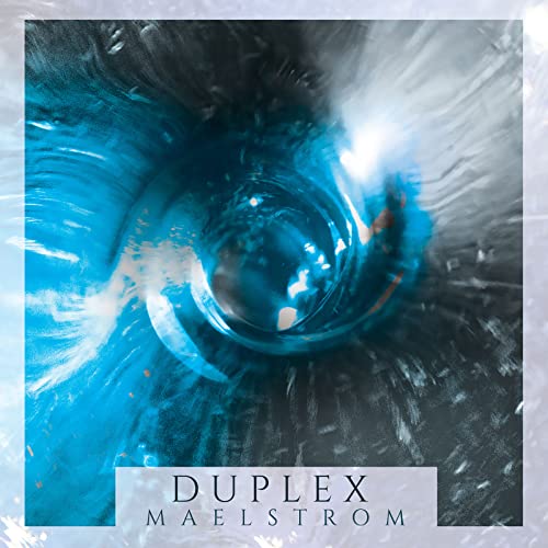 CD cover art: swirling blue and white abstract vortex with album title.