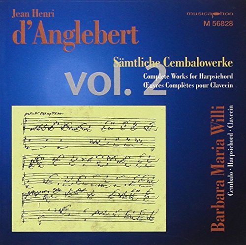CD cover for D'Anglebert's Complete Works for Harpsichord, Vol. 2.
