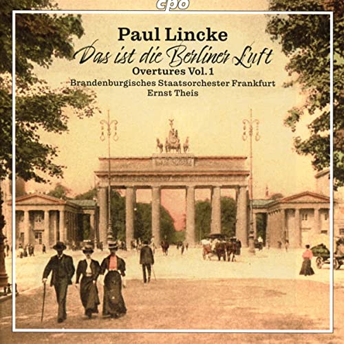 CD cover featuring the Brandenburg Gate and people in historical dress.