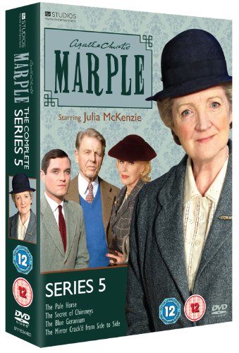 "Miss Marple Series 5 DVD box featuring Julia McKenzie and three other actors."