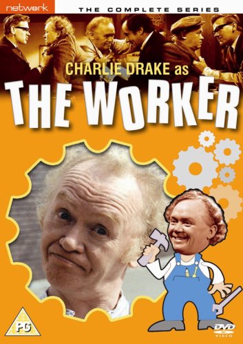 DVD cover for "The Worker" featuring Charlie Drake in multiple images.