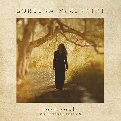 Album cover for Loreena McKennitt’s “Lost Souls” featuring a woman in a forest.